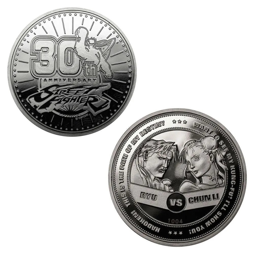 30th Anniversary Street Fighter - Limited Edition Collector's Coin - Officially Licensed