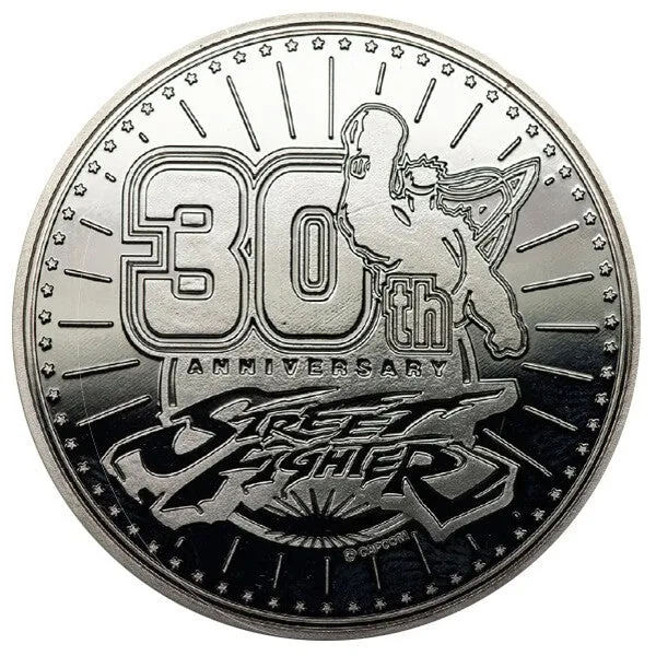 30th Anniversary Street Fighter - Limited Edition Collector's Coin - Officially Licensed