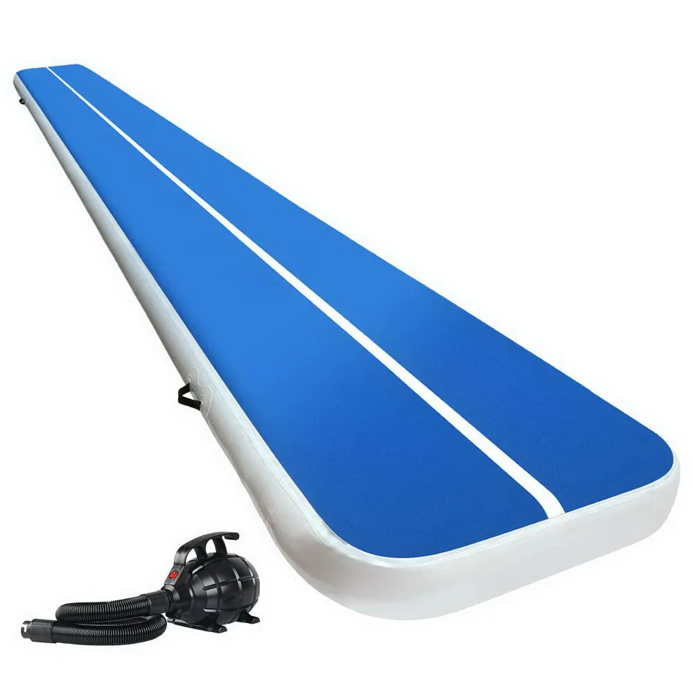 6M Inflatable Air Track Mat 20CM Thick with Pump | Everfit