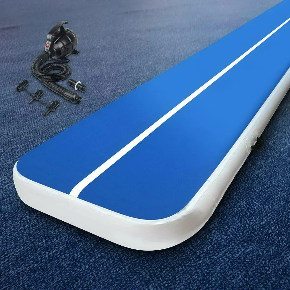 6M Inflatable Air Track Mat 20CM Thick with Pump | Everfit