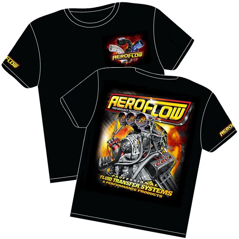 Aeroflow 'Nitro Hemi' Black T-Shirt AFNITRO2-M