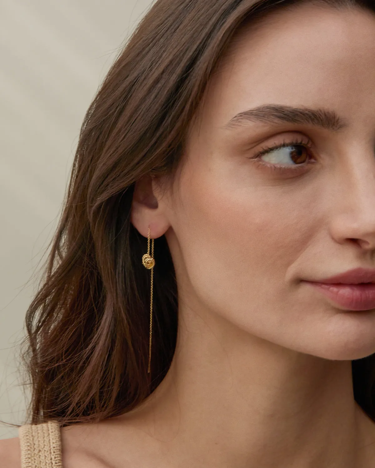 All In Threader Earrings