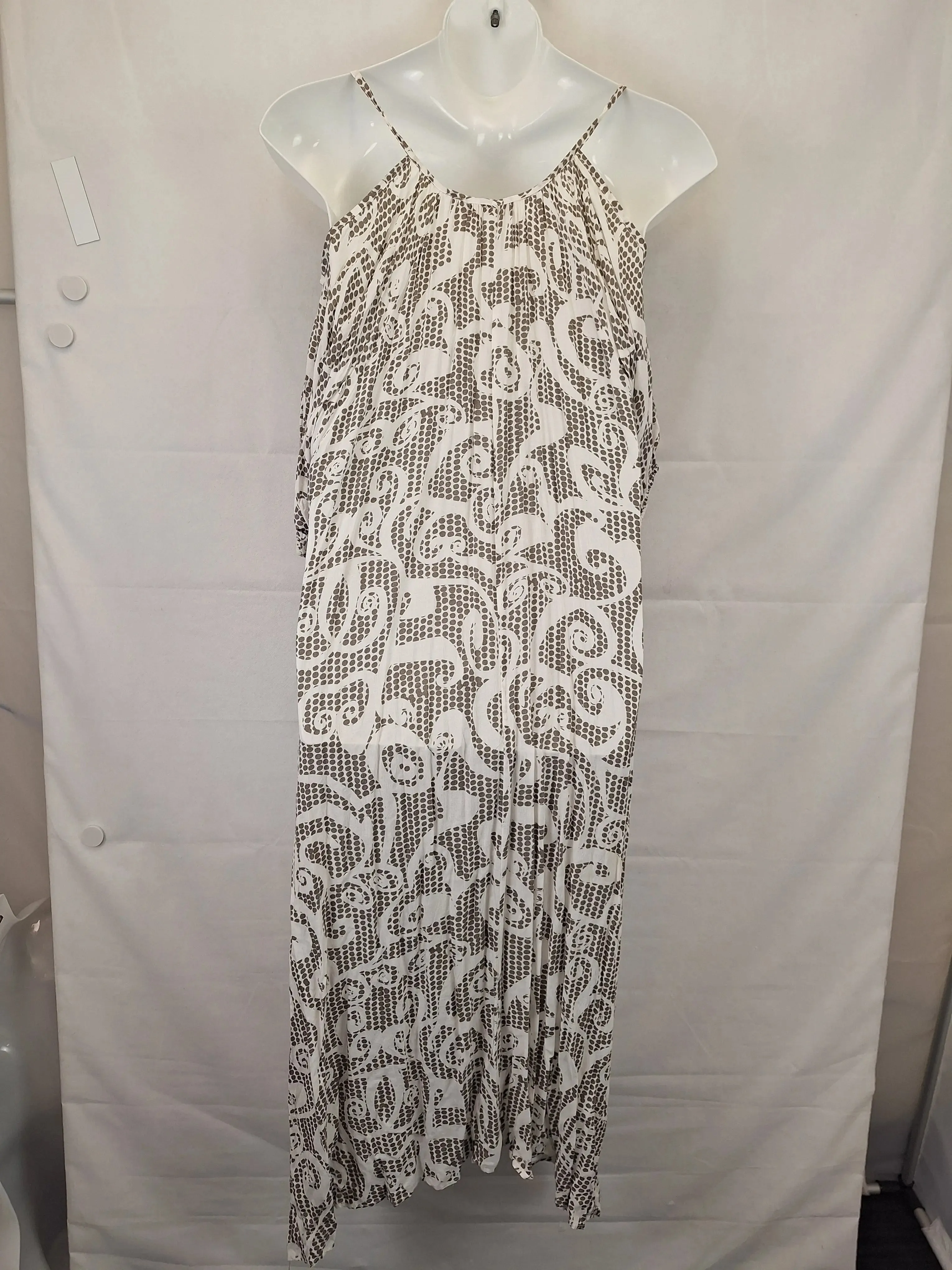 Assorted Brands Beachside Cold Shoulder Maxi Dress Size L