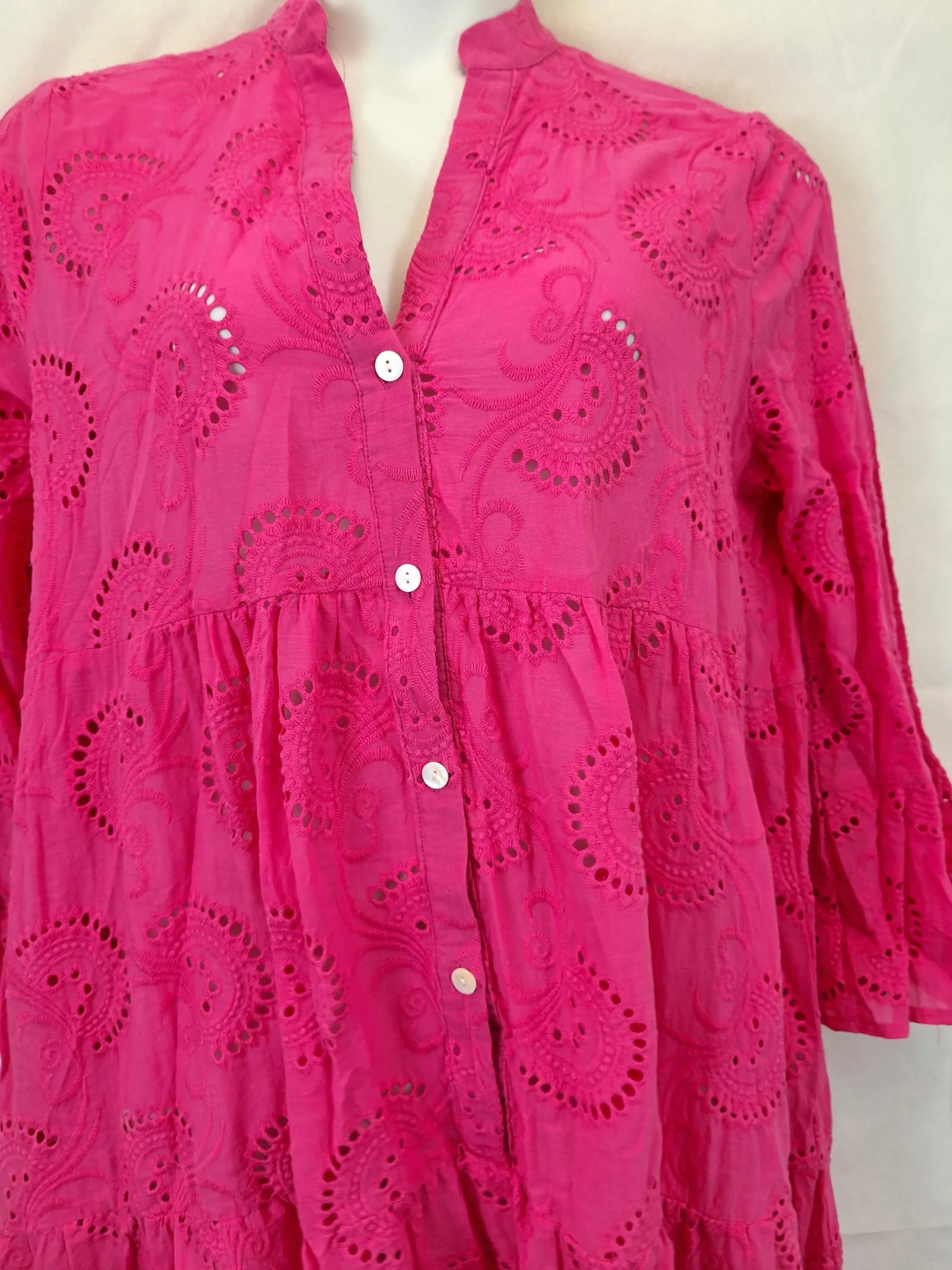 Assorted Brands Embroidered Lace Mini Dress Size XL