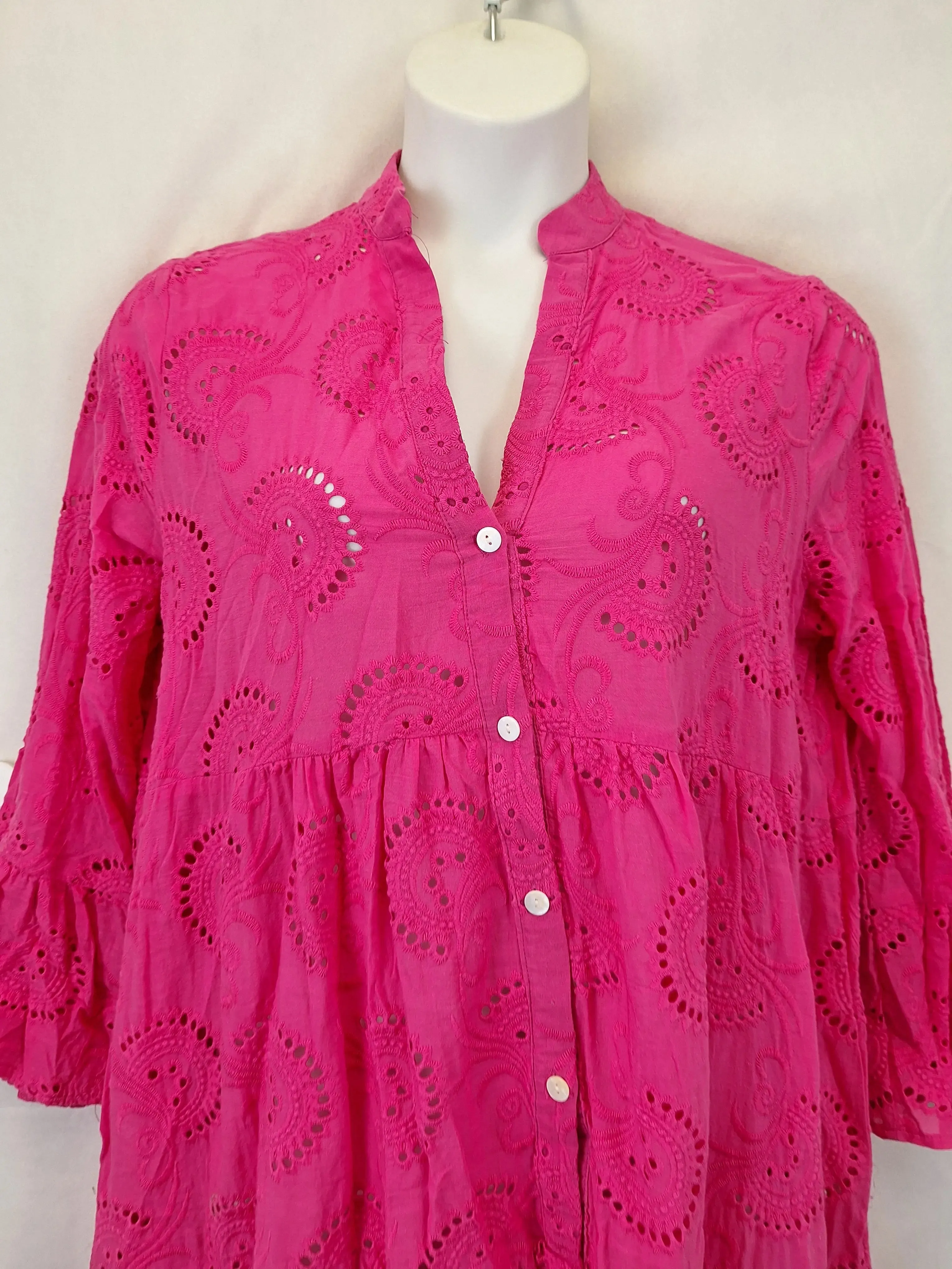 Assorted Brands Embroidered Lace Mini Dress Size XL