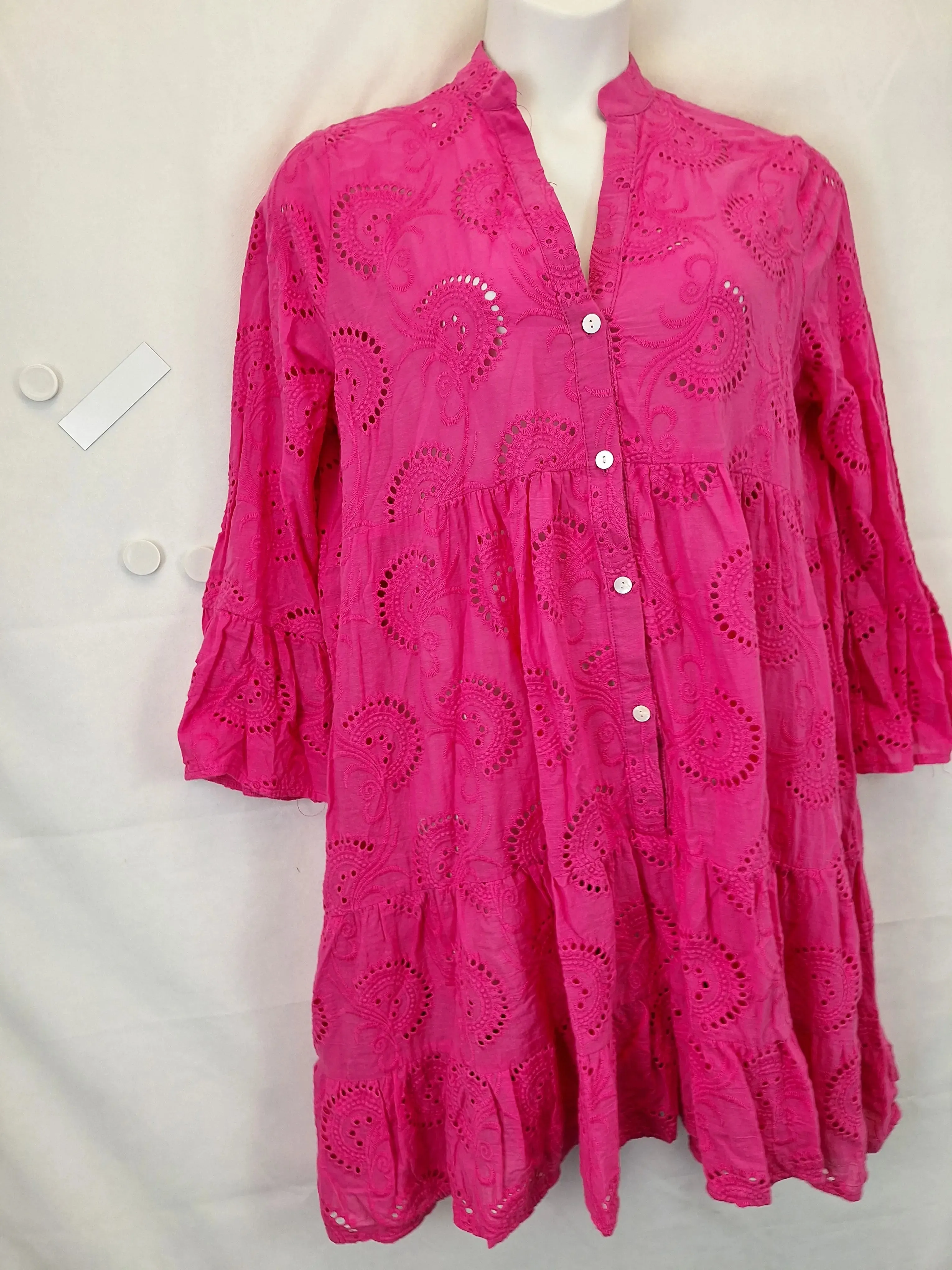 Assorted Brands Embroidered Lace Mini Dress Size XL