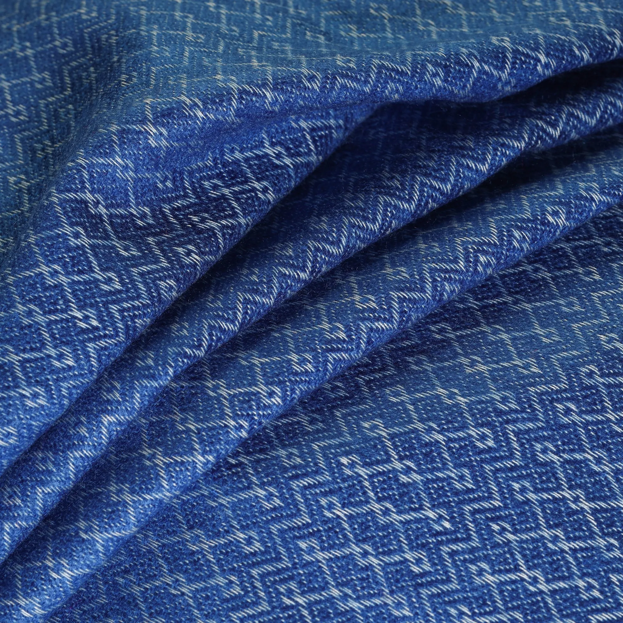 Blue - Acrylic Fine Wool Fabric 20