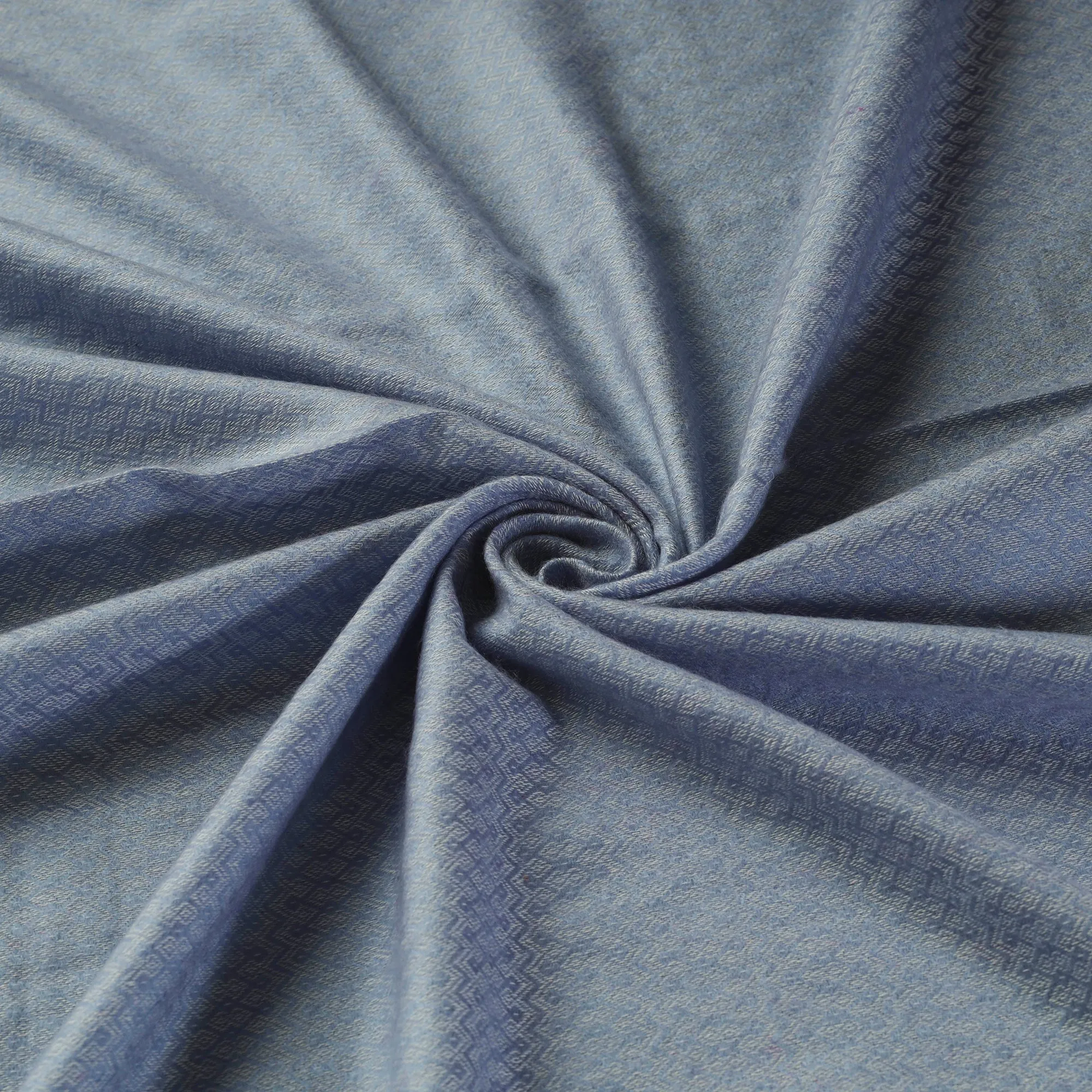 Blue - Acrylic Fine Wool Fabric 38