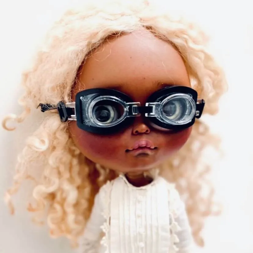 Blythe doll swimming Goggles 1/6 glasses