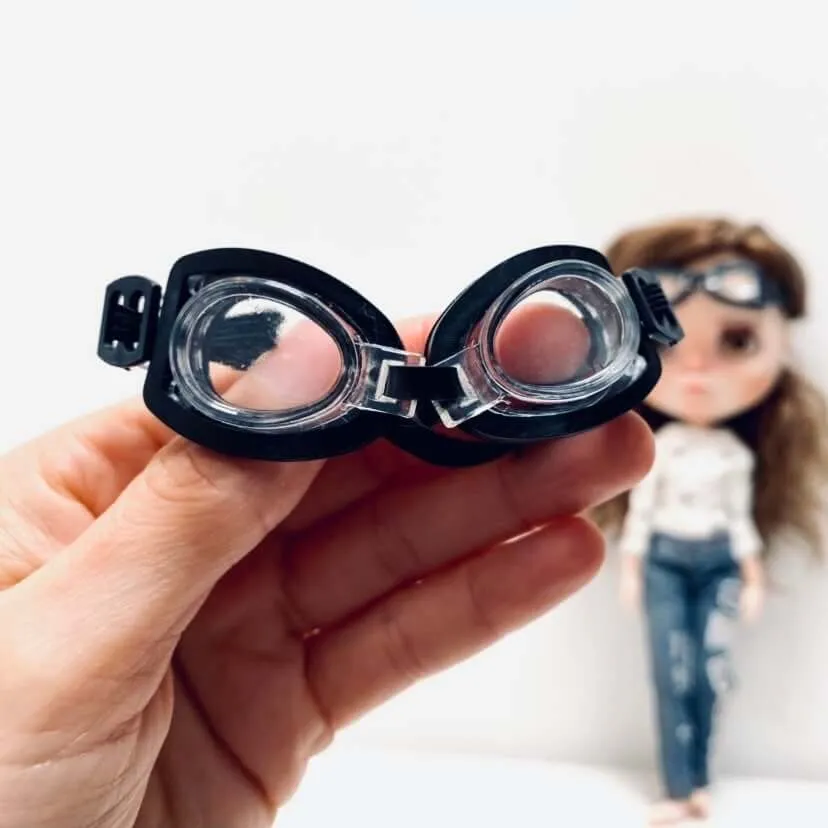 Blythe doll swimming Goggles 1/6 glasses