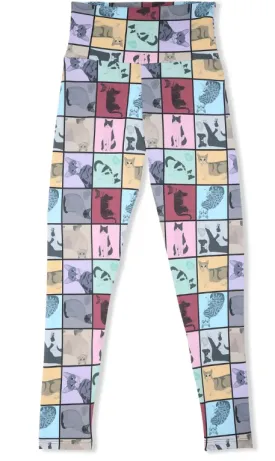 Cat Eras High Waisted Leggings - Select Size