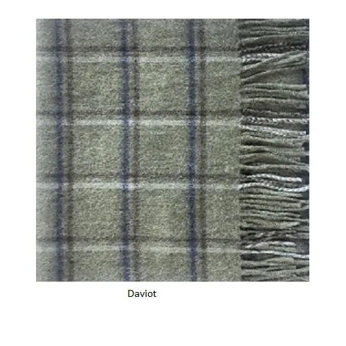 Daviot Lambswool Check Scarf