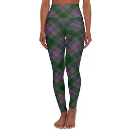 Dunans Rising Tartan High Waisted Yoga Leggings