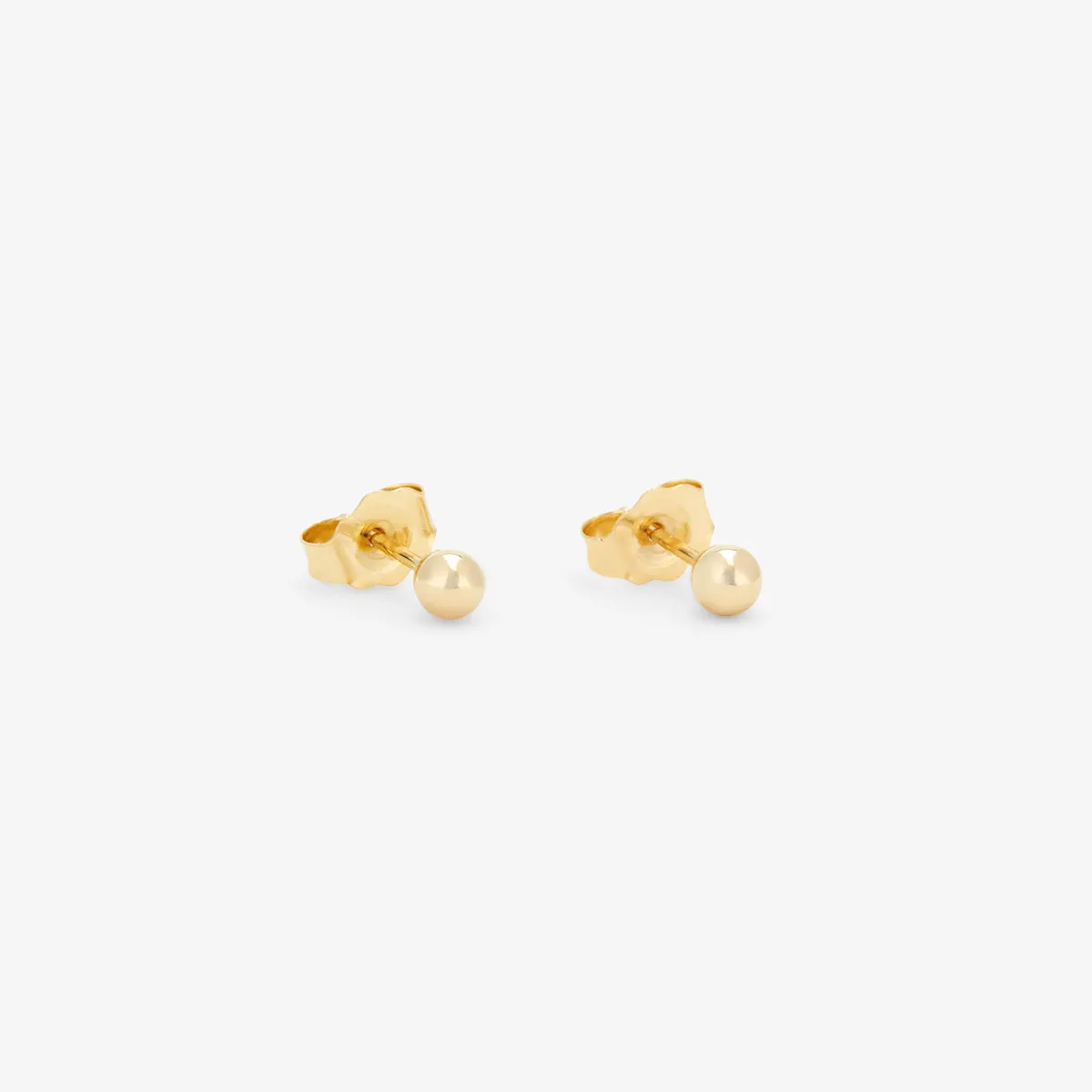 E7603 | 3mm Golden Ball Studs