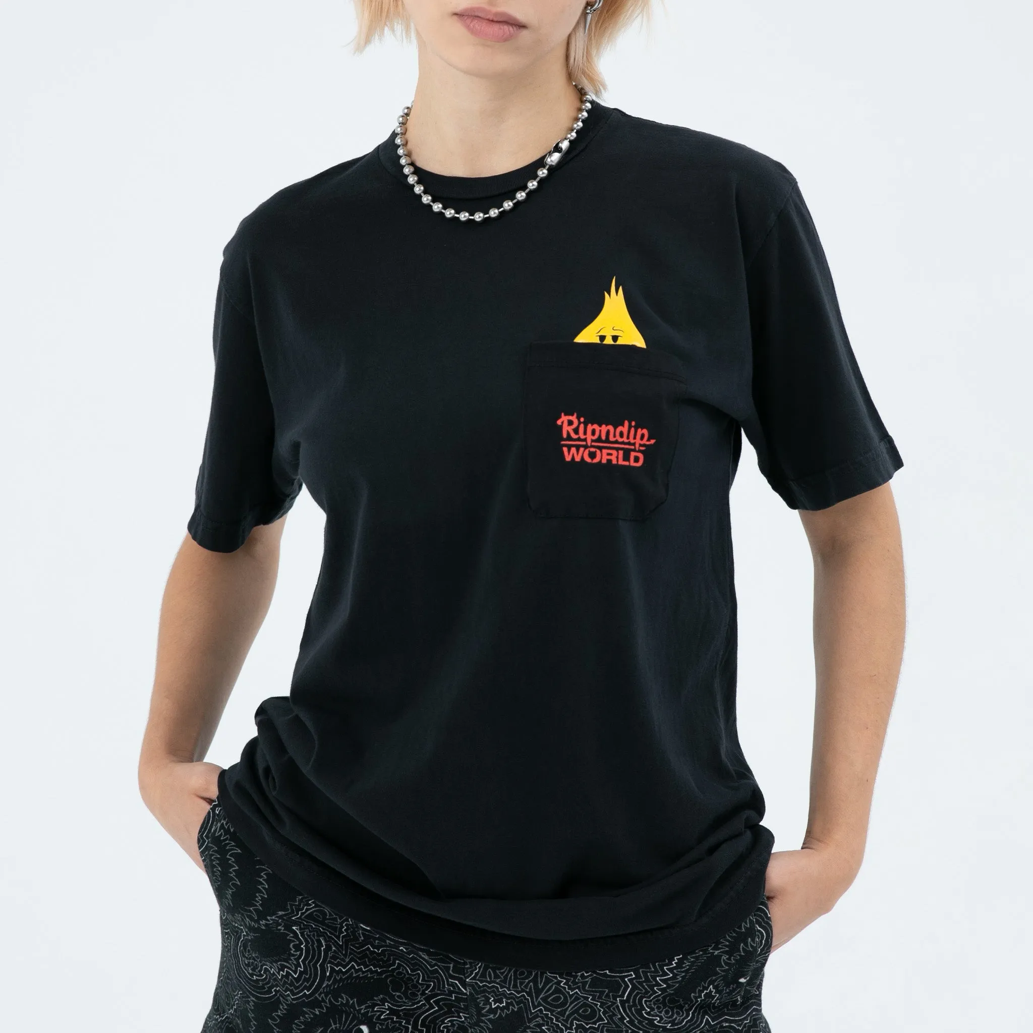 F U Flameboy Pocket Tee (Vintage Black)