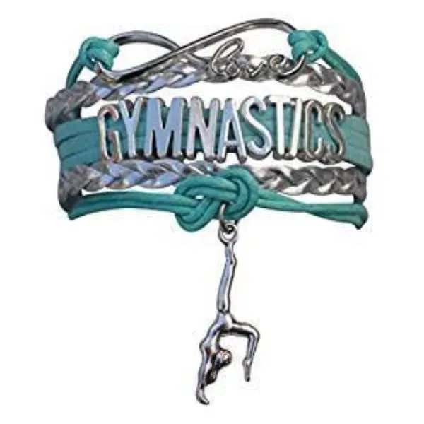 Girls Gymnastics Infinity Bracelet- 15 Colors