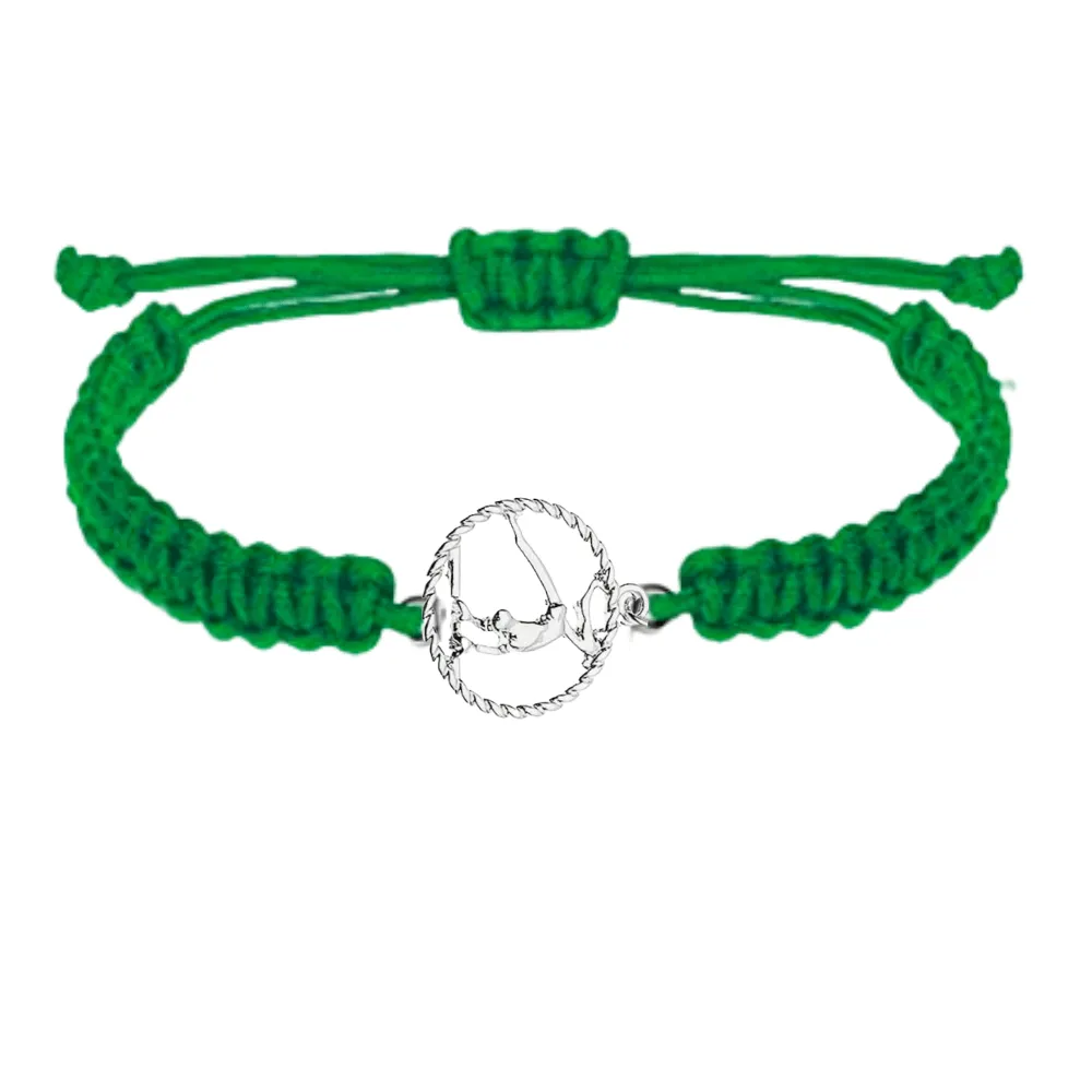 Gymnastics Adjustable Rope Bracelet - Pick Color