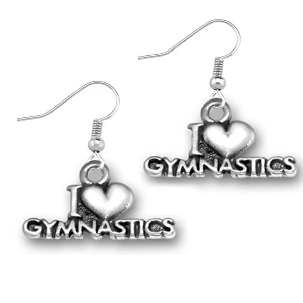 Gymnastics Earrings -I Love Gymnastics