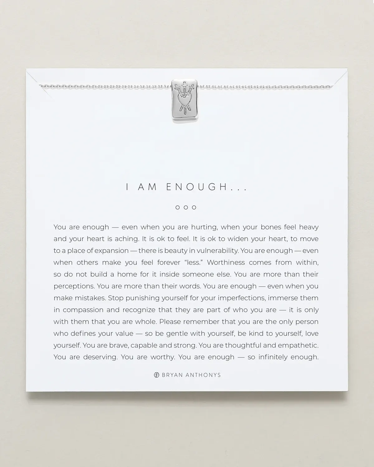 I Am Enough Icon Necklace