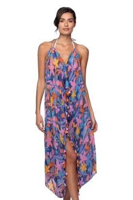 Maxi Tassel Dress in Amazing Bloom