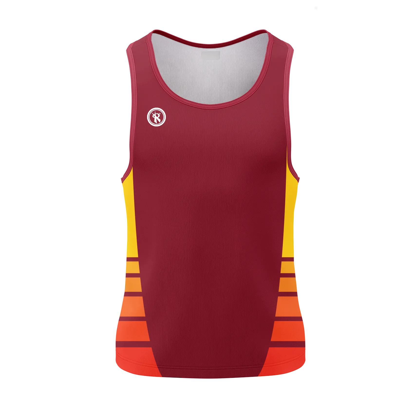 Mens Sublimated Beach Tank - Sunrise