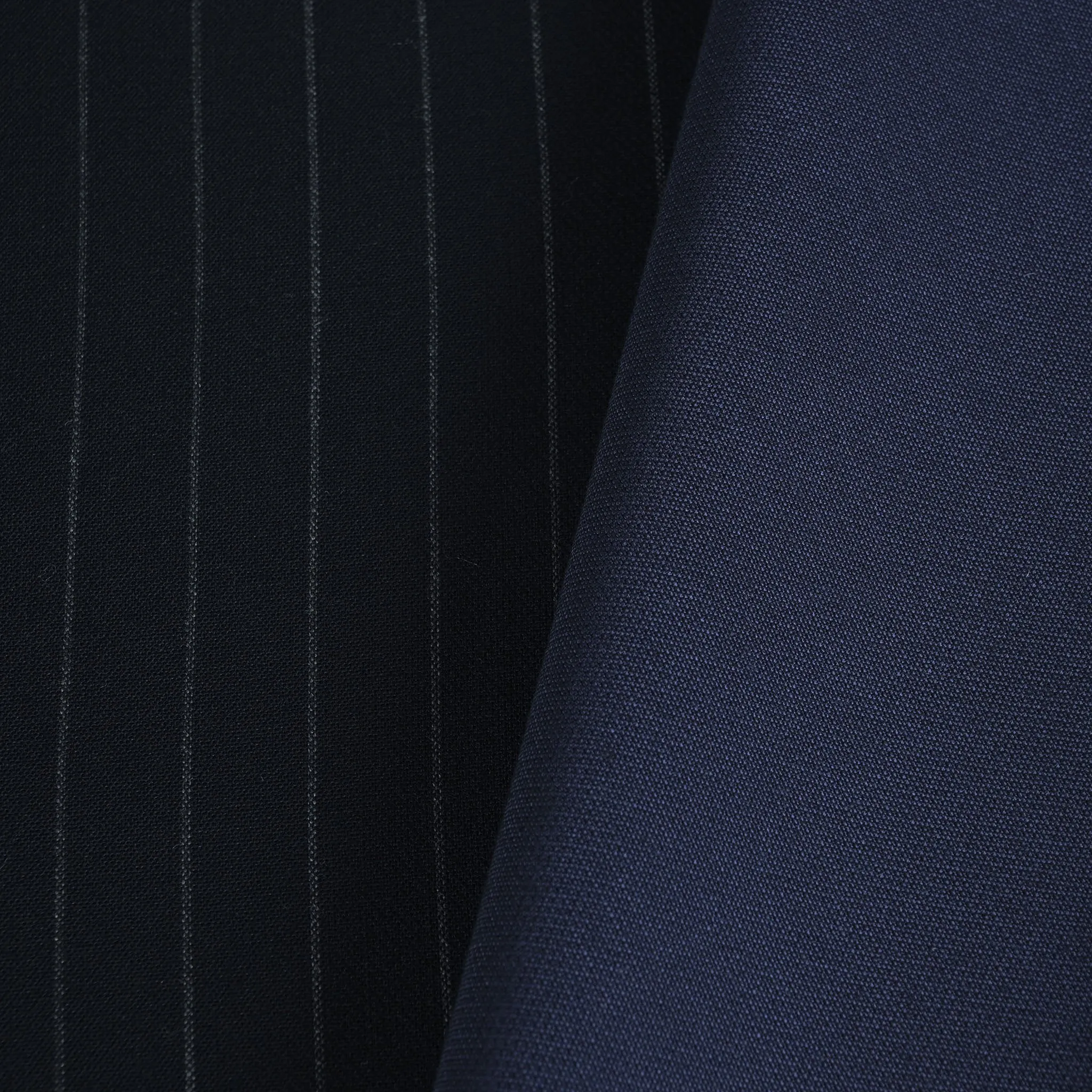 Navy Suiting Pinstripe Fabric 5360