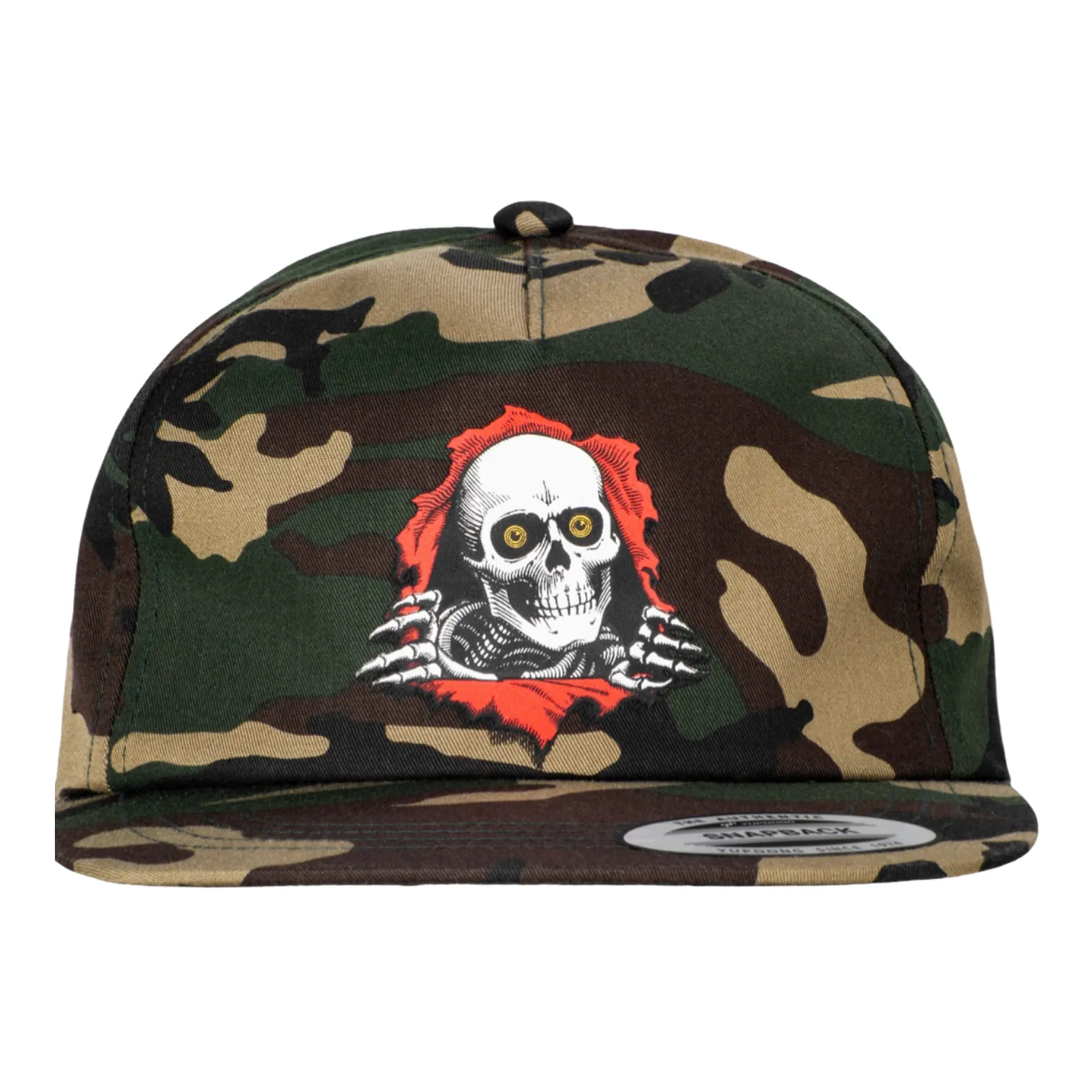 Powell Peralta Ripper "2" Snap Back Cap - Camo