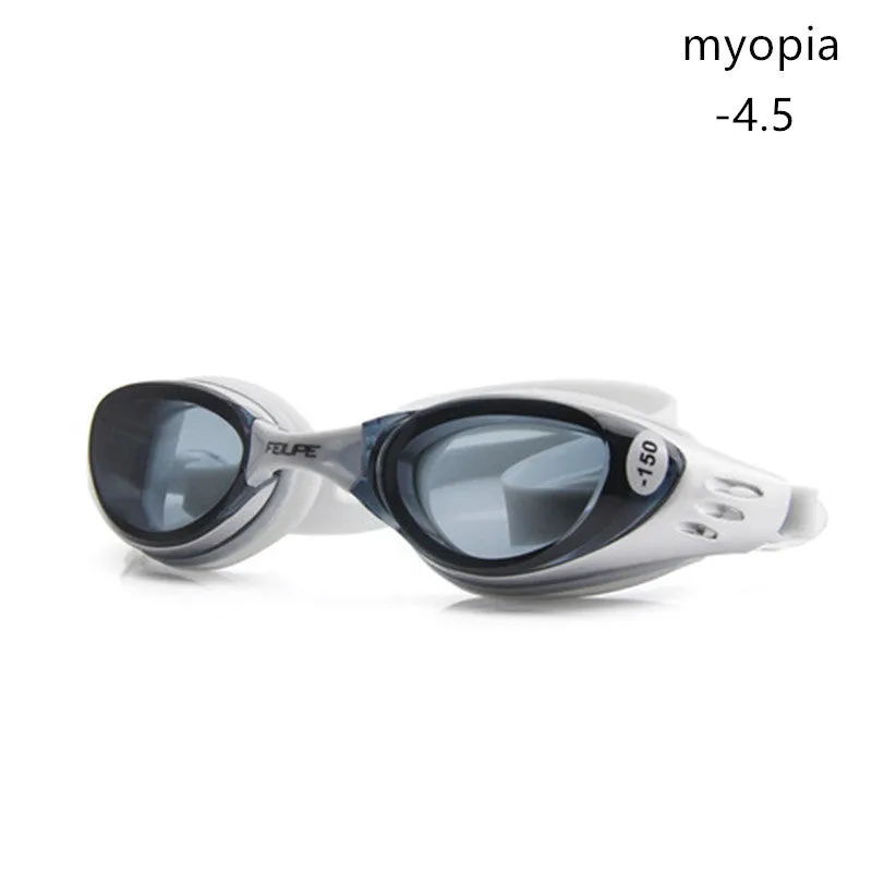 Prescription Summer  Women  Swimming Goggles Myopia Nose  Swim  Pool Anti-Fog HD Silicone Diopter Diving Glasses  For Men