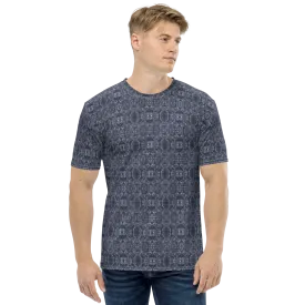 Recursia Bohemian Dream Men's Crew Neck T-Shirt In Blue