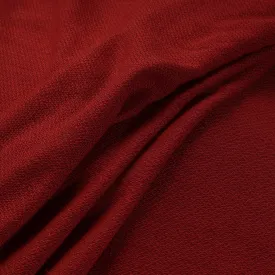 Red - Kumaun Handwoven Pure Merino Woolen Fabric 12