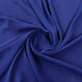 Solid Navy Blue Color Plain Georgette Fabric