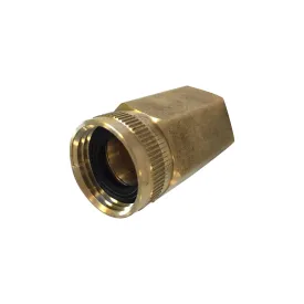 Sun Joe SPX-BSCXL Dual Swivel Brass Connector 3/4-Inch x 2-Inch Garden Hose to Pipe End (SPX Series)