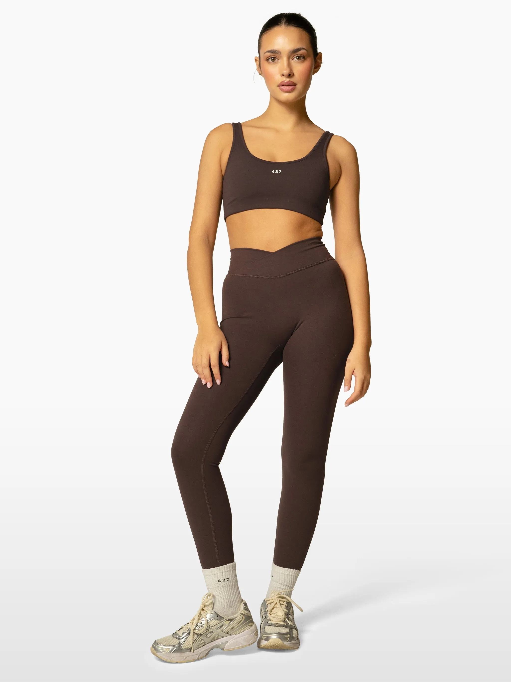 The V Legging / Espresso