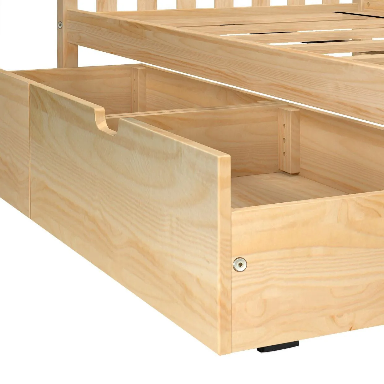 Twin Over Full Bunk Bed With Storage Drawers