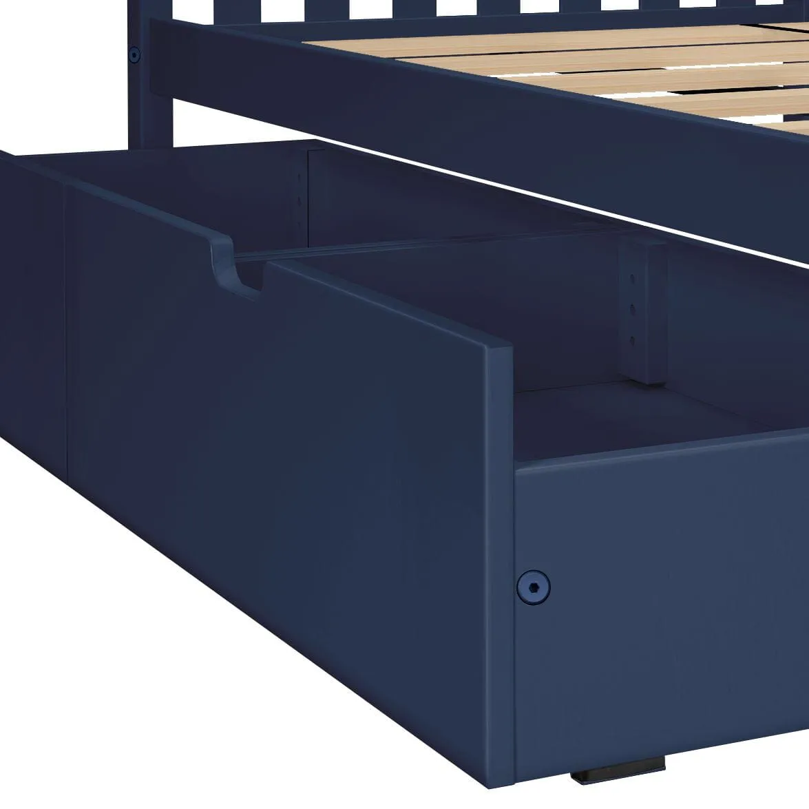 Twin Over Full Bunk Bed With Storage Drawers