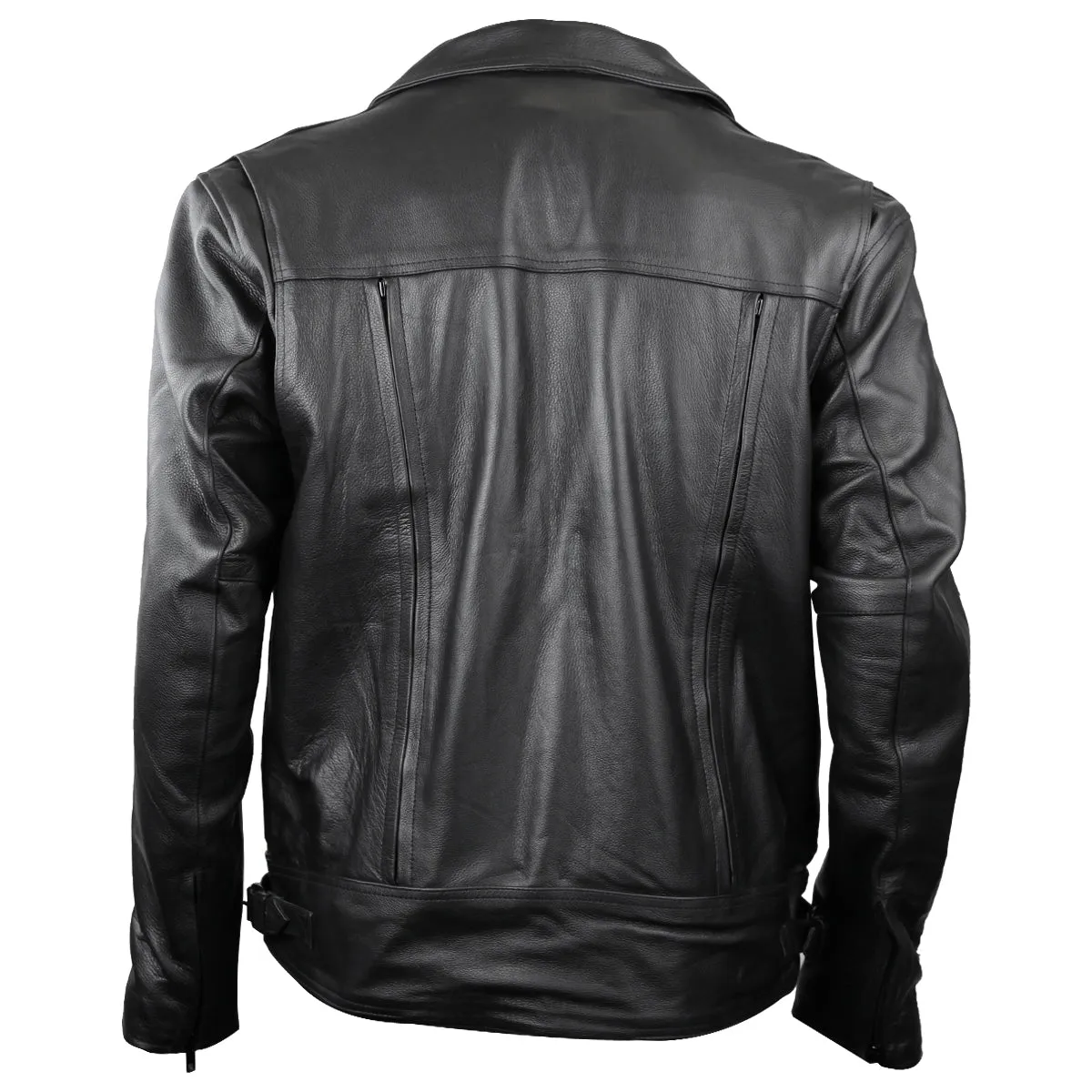 VL512 Vance Leather Men's Double Pistol Pete Leather Jacket