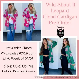 Wild About It Leopard Cloud Cardigan Pre-Order